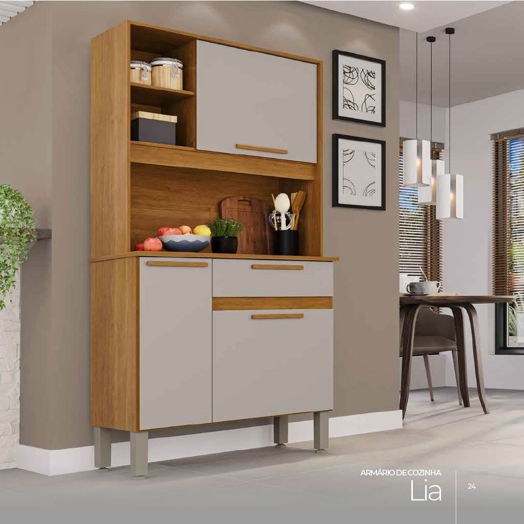 Projeto de cozinha compacta da Julia Decor